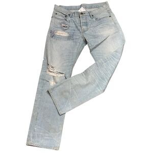 NSF Button Fly Mid Rise Jean in Indigo Blue NWT Size 27”